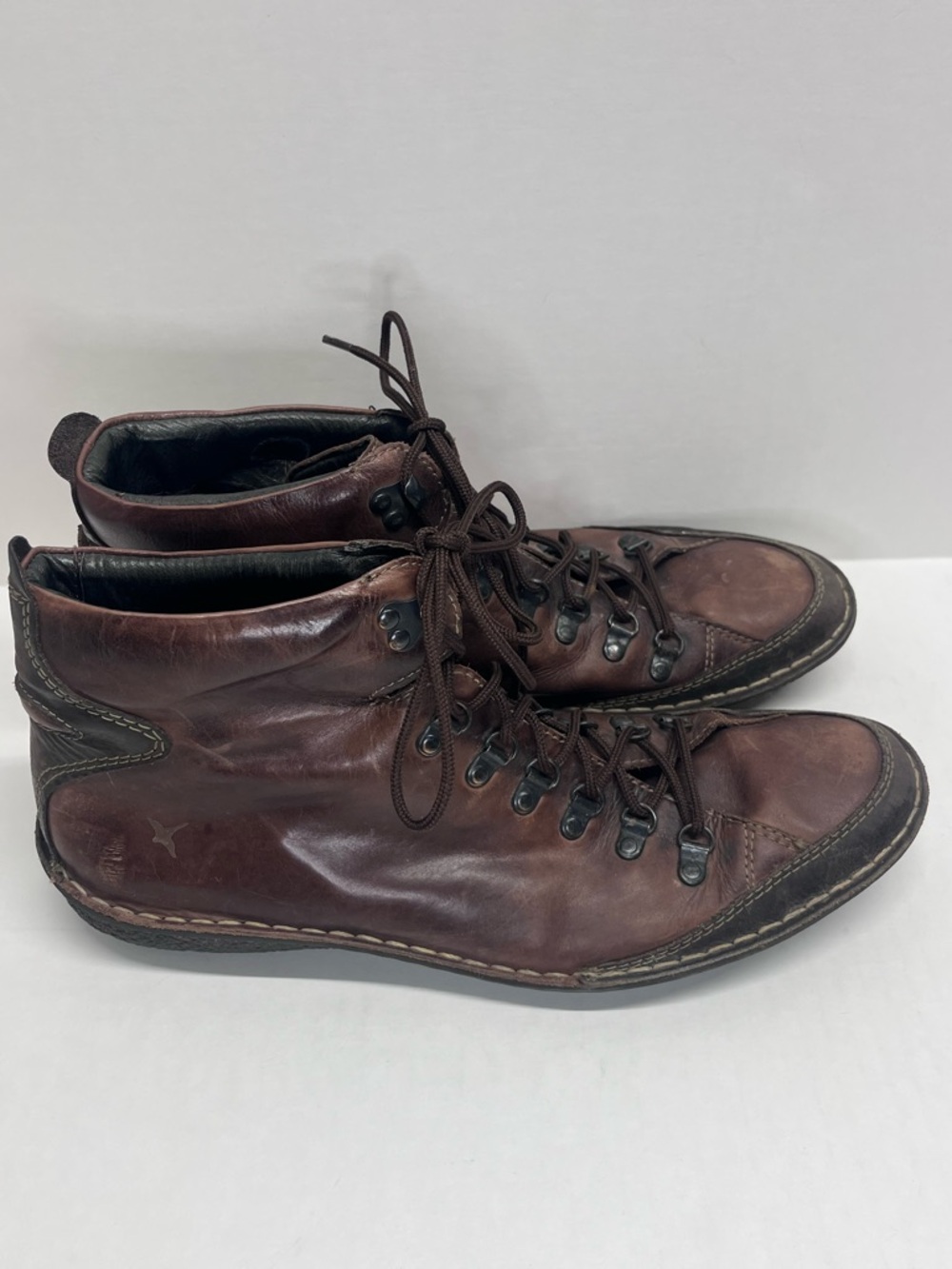 PIKOLINOS Men's Dark Brown Leather Chukka Lace-Up Boots